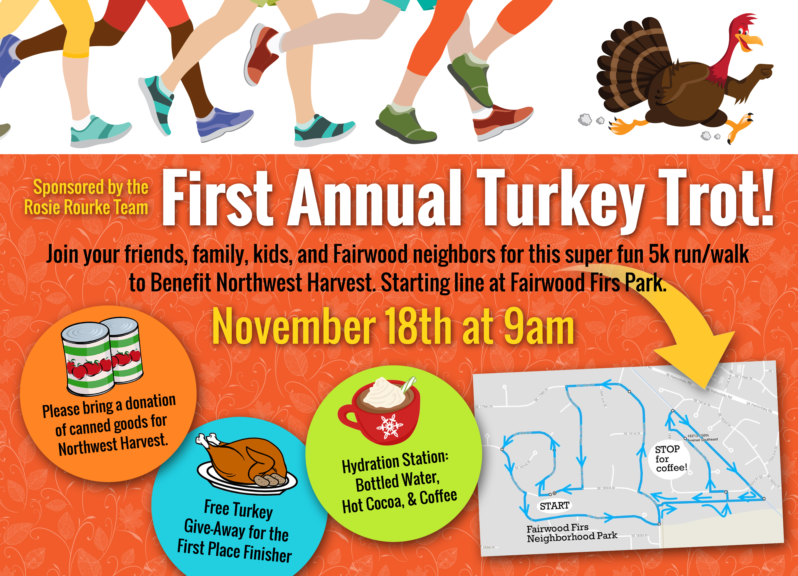 Thanksgiving 5k Near Me Rosie Rourke Turkey Trot Renton Rosie